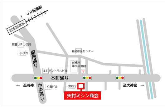 矢村ミシン　マップ